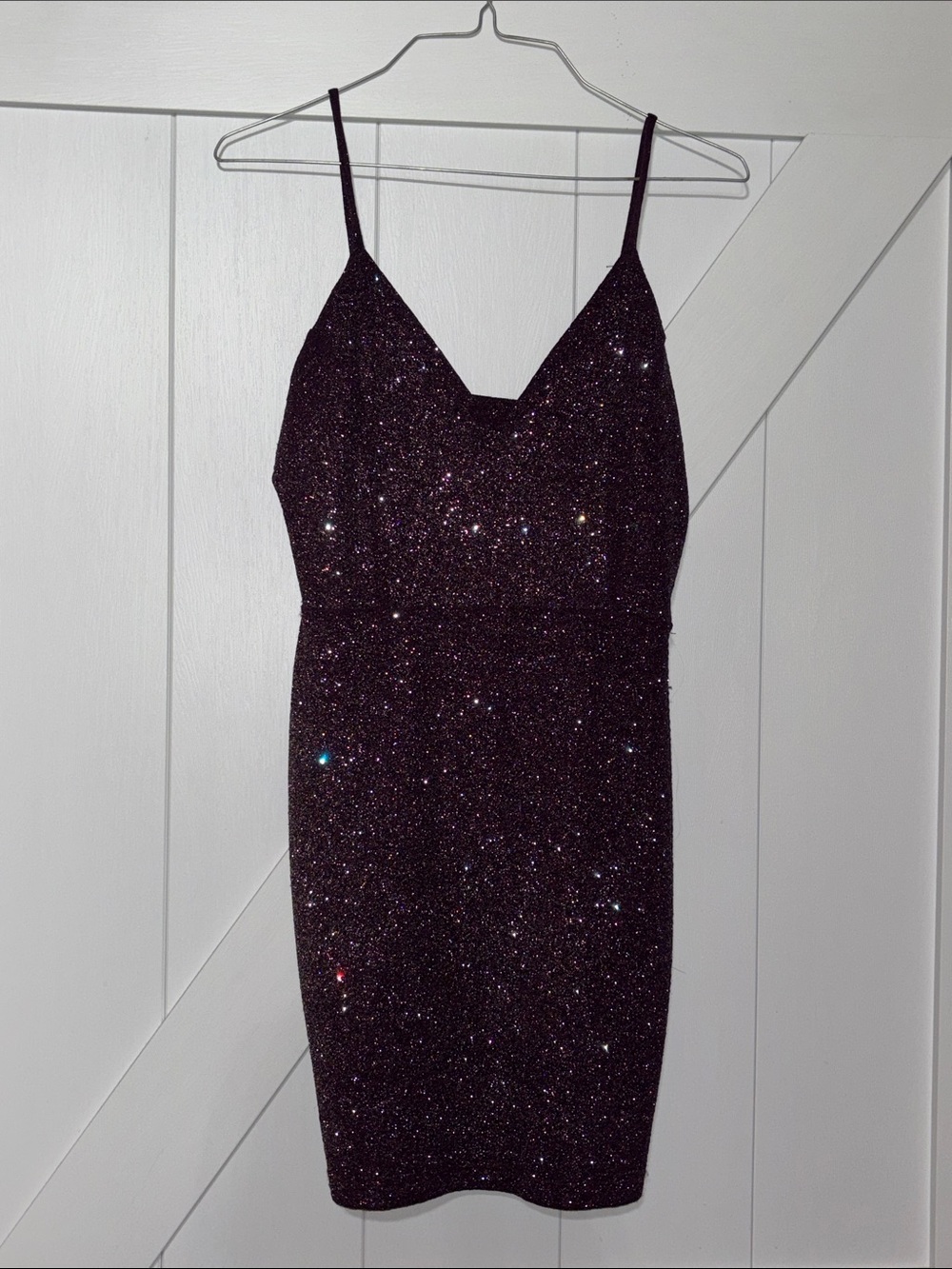 Windsor Sparkle Plum Sequin Mini Dress